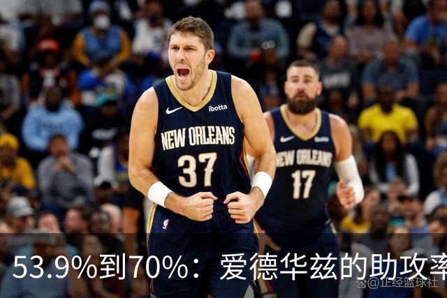 53.9%到70%：爱德华兹的助攻率，揭开了控卫的真相